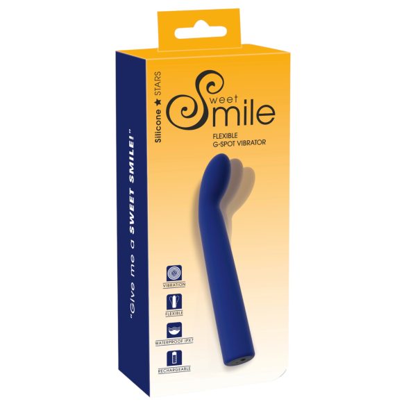 Smile - Buet G-punktvibrator (blå)