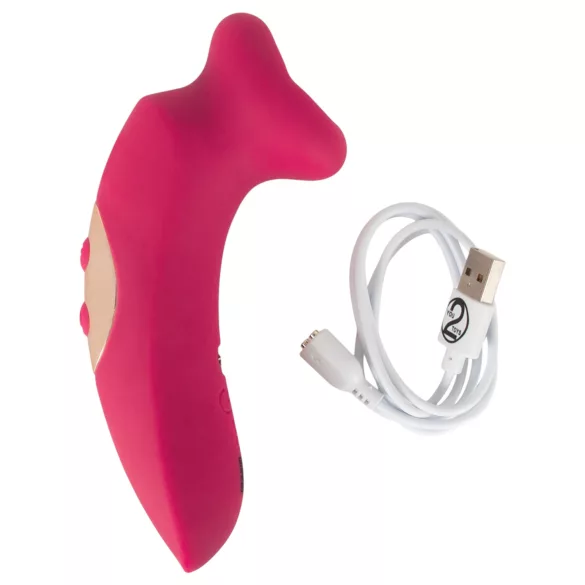 You2Toys Oral Fun - sugende og lekende klitorisvibrator (rosa)