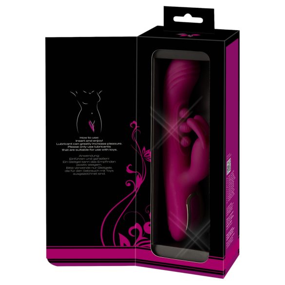 Javida - perlevibrator med klitorisbue (lilla)