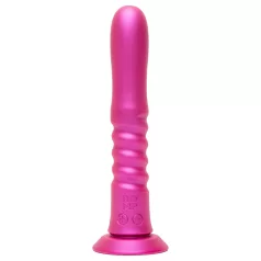 ROMP Jiggle - støtvibrator med sugekopp (rosa)