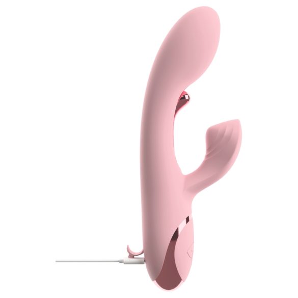 Beau Coeur Avenor - tungeformet G-punktvibrator med klitorisstimulator (rosa)