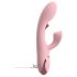 Beau Coeur Avenor - tungeformet G-punktvibrator med klitorisstimulator (rosa)