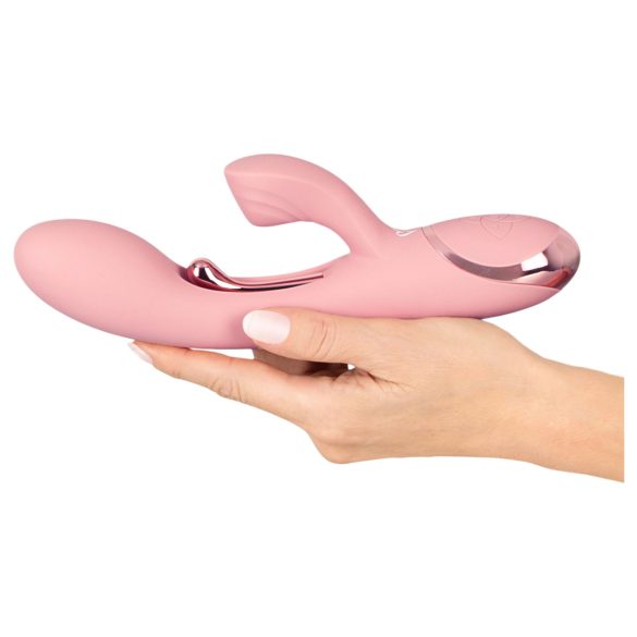 Beau Coeur Avenor - tungeformet G-punktvibrator med klitorisstimulator (rosa)
