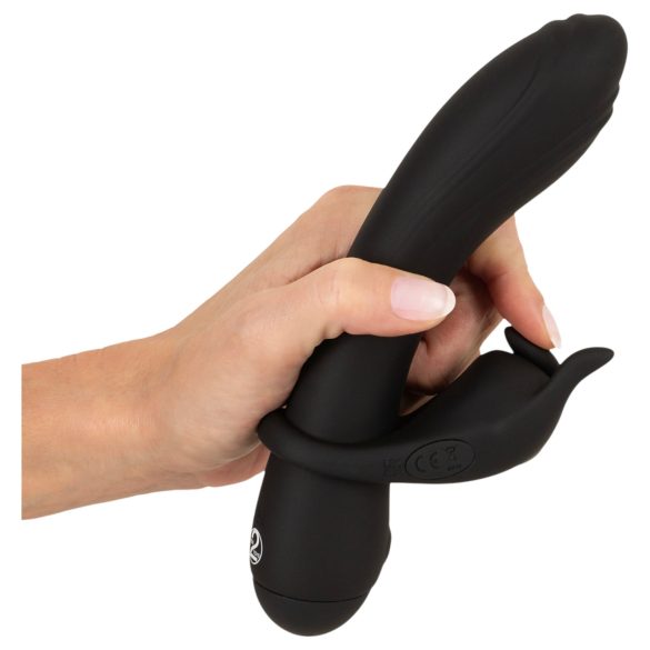 Couple Choice - penisring og G-punktvibrator (grå)
