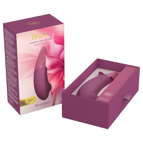 Womanizer Next - oppladbar, luftvibrerende klitorisstimulator (rosa)