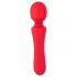 Sweet Smile - oppladbar, vanntett wand-vibrator (rød)