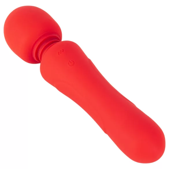 Sweet Smile - oppladbar, vanntett wand-vibrator (rød)