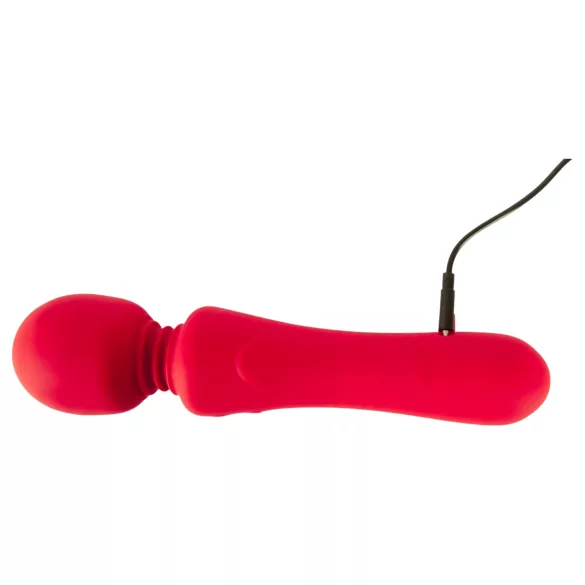 Sweet Smile - oppladbar, vanntett wand-vibrator (rød)