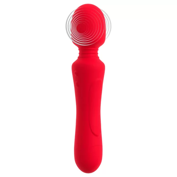 Sweet Smile - oppladbar, vanntett wand-vibrator (rød)