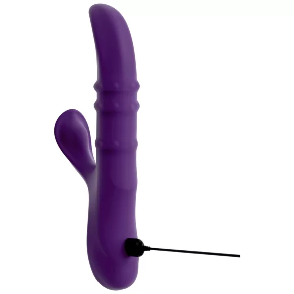You2Toys - vibrator med bevegelig ring og nikkende klitorisarm (lilla)