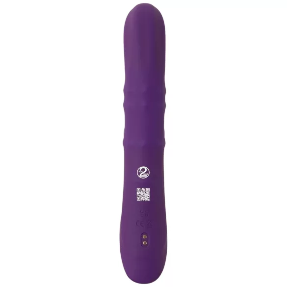 You2Toys - vibrator med bevegelig ring og nikkende klitorisarm (lilla)