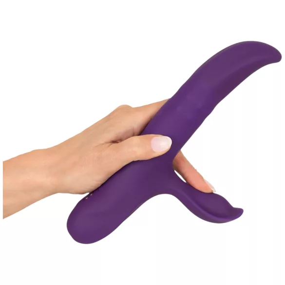 You2Toys - vibrator med bevegelig ring og nikkende klitorisarm (lilla)