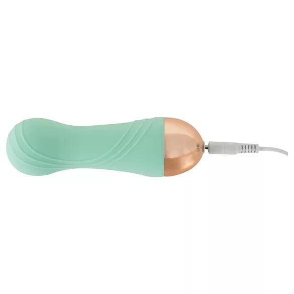 Cuties - oppladbar, vanntett mini-vibrator (grønn)