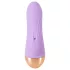 Cuties - oppladbar, vanntett mini-klitorisvibrator med arm (lilla)
