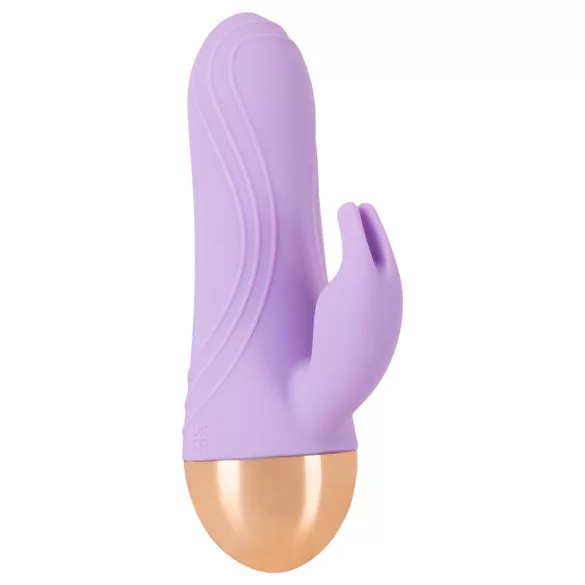 Cuties - oppladbar, vanntett mini-klitorisvibrator med arm (lilla)