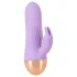 Cuties - oppladbar, vanntett mini-klitorisvibrator med arm (lilla)