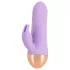 Cuties - oppladbar, vanntett mini-klitorisvibrator med arm (lilla)
