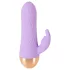 Cuties - oppladbar, vanntett mini-klitorisvibrator med arm (lilla)