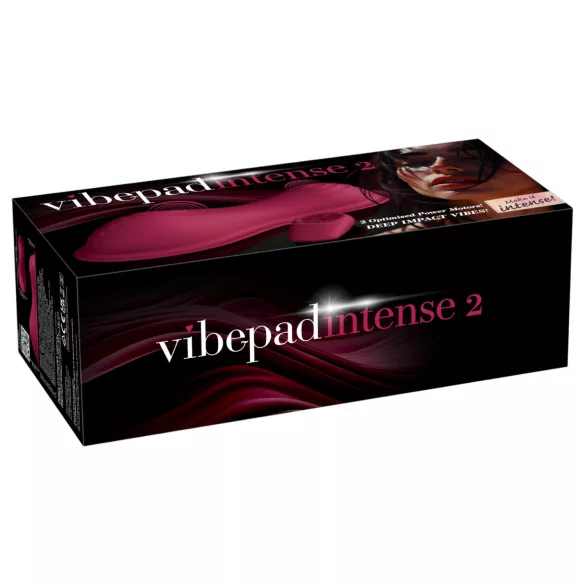 Vibepad Intense 2 - vibrasjonspute med fjernkontroll (rød)