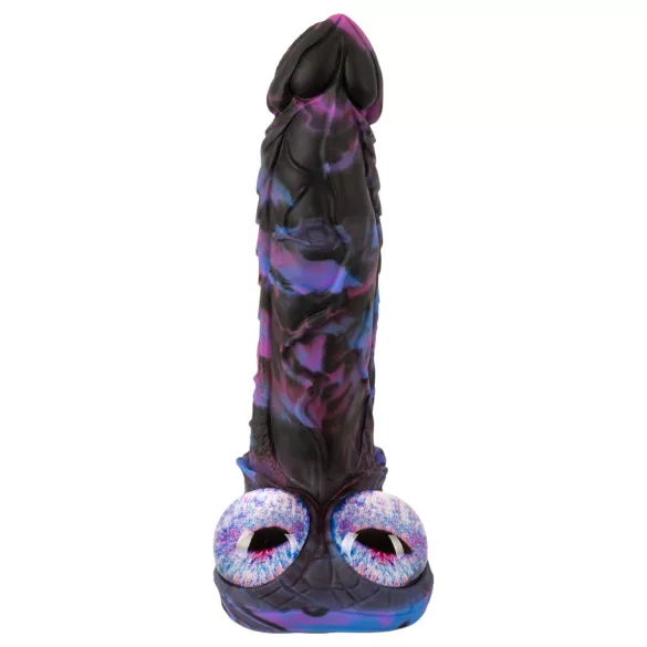 Beasty Cocks Firefly Fantasies - varmende støt-fantasivibrator (blå) - 23 cm