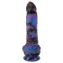 Beasty Cocks Firefly Fantasies - varmende støt-fantasivibrator (blå) - 23 cm