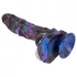 Beasty Cocks Firefly Fantasies - varmende støt-fantasivibrator (blå) - 23 cm