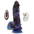 Beasty Cocks Firefly Fantasies - varmende støt-fantasivibrator (blå) - 23 cm