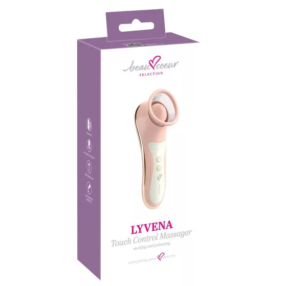 Beau Coeur Lyvena - sugende og pulserende klitorisstimulator (rosa)