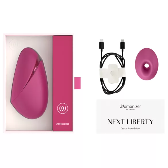 Womanizer Next Liberty - klitorisstimulator med trykkbølger (rosa)