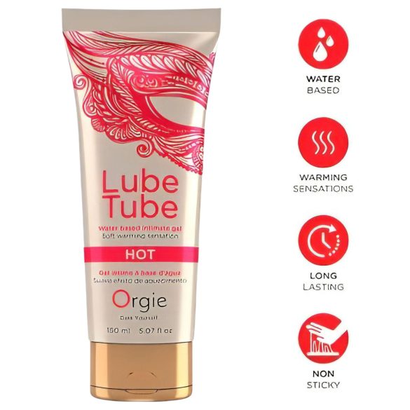 Orgie Lube Tube - varmende glidemiddel gel (150ml)