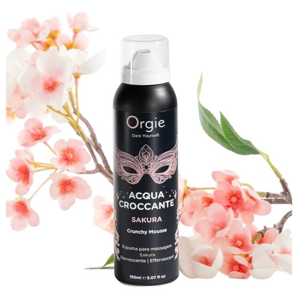 Orgie Acqua Croccante - massasjeskum - kirsebærblomst (150 ml)
