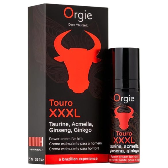 Orgie Touro XXXL - ereksjonsforsterkende krem (15ml)