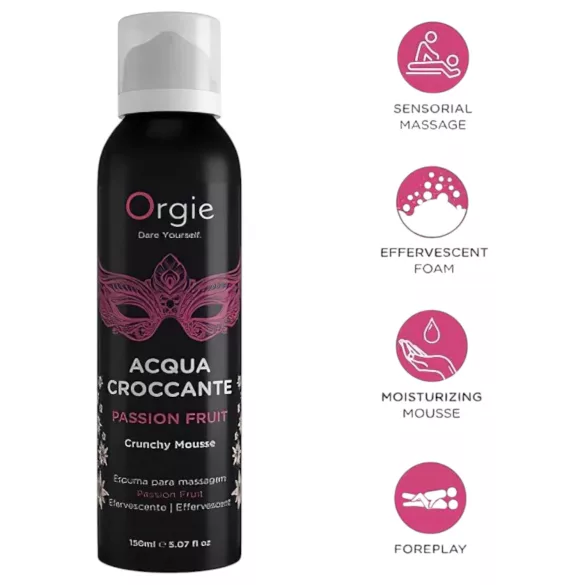 Orgie Acqua Croccante - massasjeskum - pasjonsfrukt (150ml)
