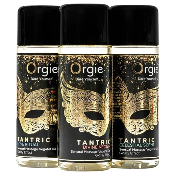 Orgie Tantric - Sensuell massasjeoljesett (3x30ml)