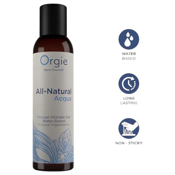 Orgie All Natural - vannbasert glidemiddelgelé (150ml)