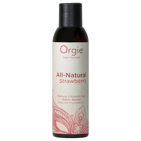 Orgie All Natural - vannbasert glidemiddel gel - jordbær (150 ml)