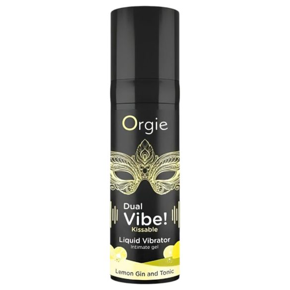 Orgie Dual Vibe - unisex flytende vibrator - Gin Tonic (15 ml)