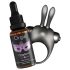 Orgie Orgasmic Bunny - vibrerende penisring-sett (svart)