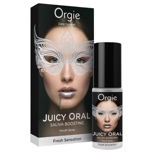 Orgie Juicy Oral - spray for å forsterke kysse- og oralsexopplevelsen (15 ml)