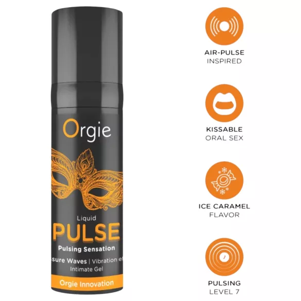 Orgie Pulse - flytende vibrator (15 ml)