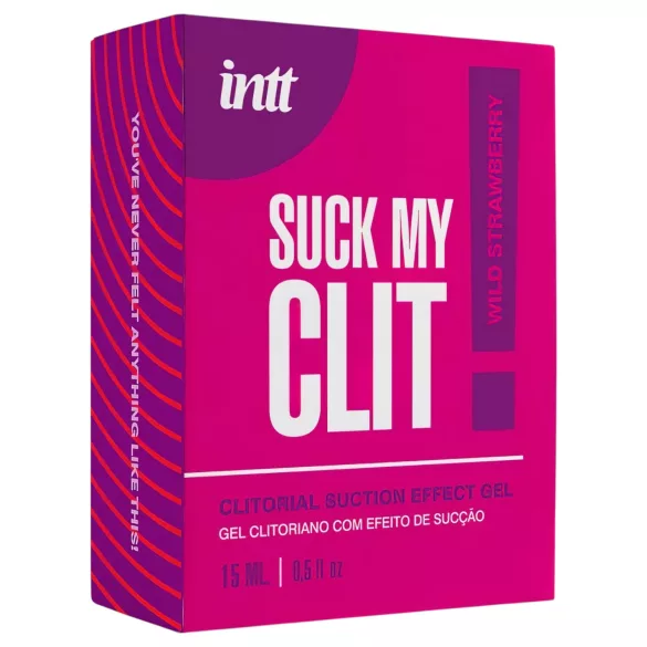 Intt Suck My Clit - klitorisstimulerende gel for kvinner - jordbær (15 ml)