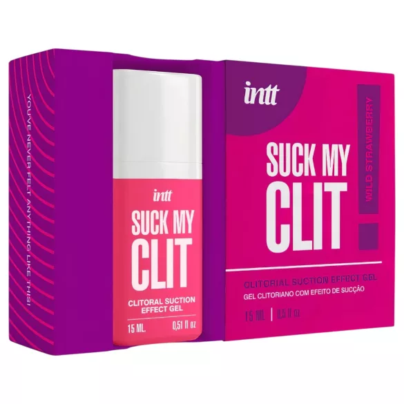 Intt Suck My Clit - klitorisstimulerende gel for kvinner - jordbær (15 ml)