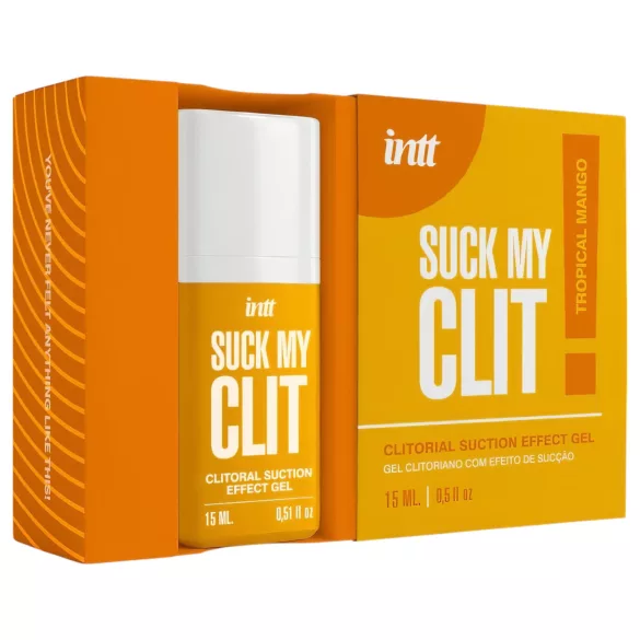 Intt Suck My Clit - klitorisstimulerende gel for kvinner - mango (15 ml)