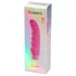 Baseks - bølget vibrator (rosa) - 16 cm