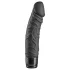 Baseks - realistisk stavvibrator (svart) - 19 cm