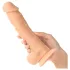 Willie City Luxe - realistisk dildo i silikon (hudfarget) - 23 cm