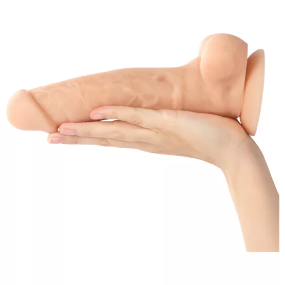 Willie City Luxe - realistisk dildo i silikon (hudfarget) - 23 cm
