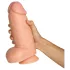 Willie City - tykk, realistisk dildo (hudfarget) - 24,5 cm
