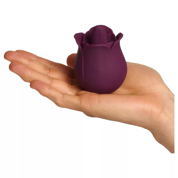 Amaysin - tungeformet rosen-klitorisstimulator (lilla)