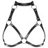 Obsessive A740 - Halspynt kroppsharness topp (svart) - S-L